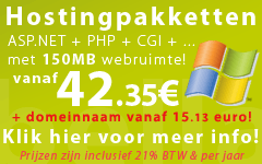 Onze webhostingpakketten en promoties!